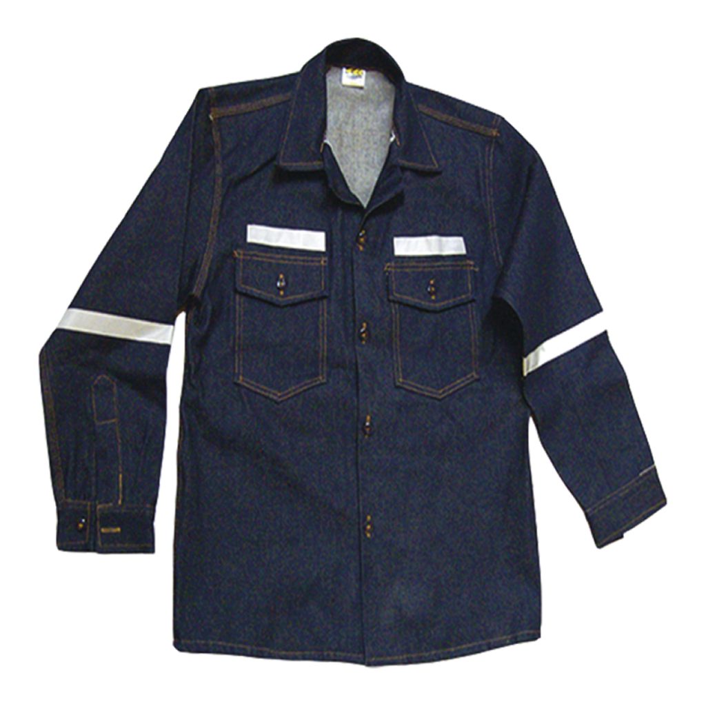 Camisa jean procesada