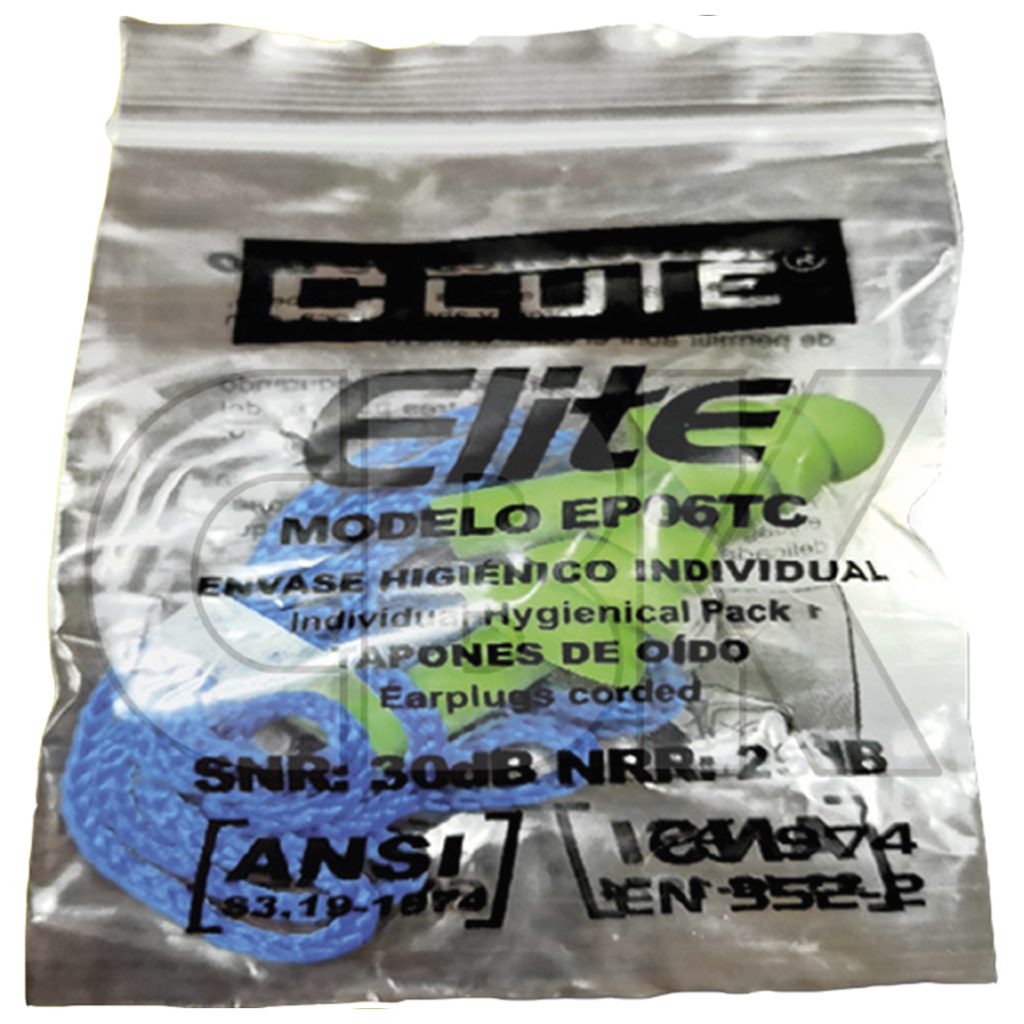 Tapón de oído con bolsa -26 DB