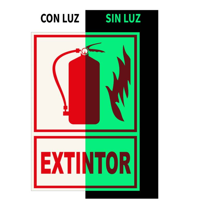 Señalética fotoluminiscente