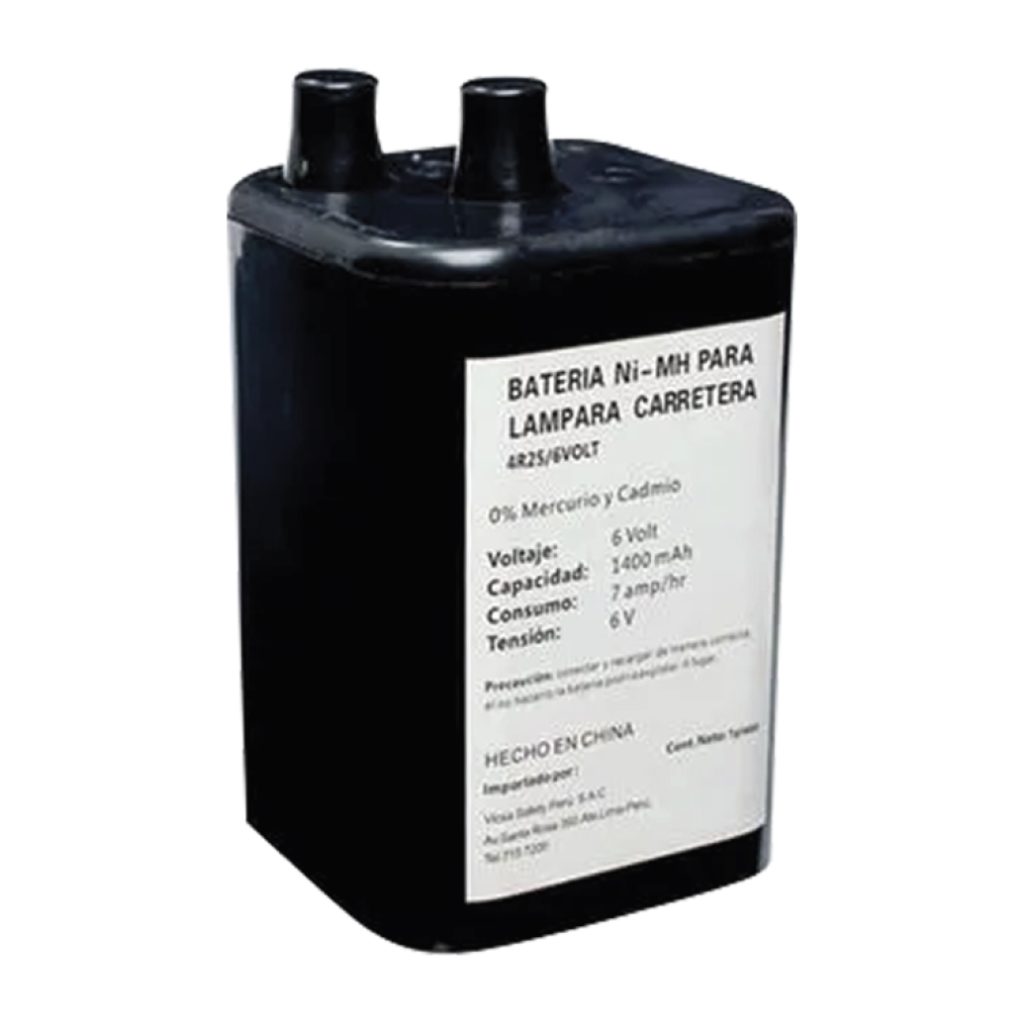 Batería para lámpara de señalización