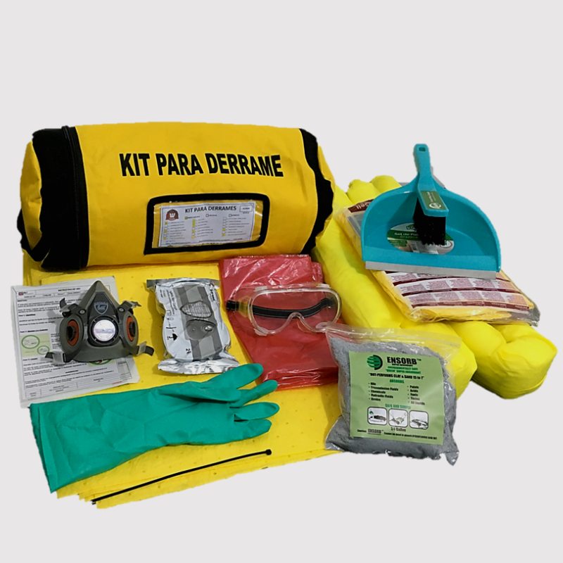 Kit para Derrame Químico Básico 10L