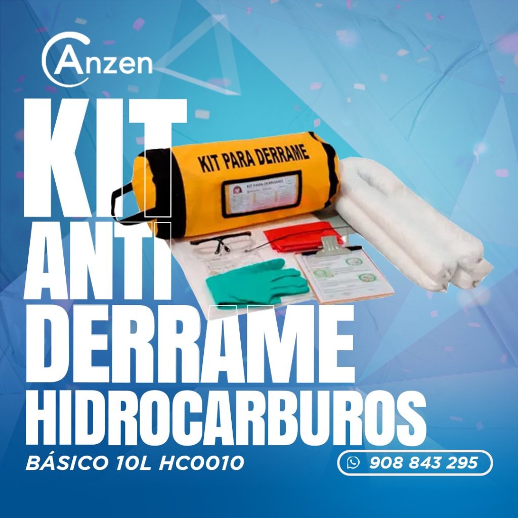 Kit antiderrame para hidrocarburos básico 10L AZ0010