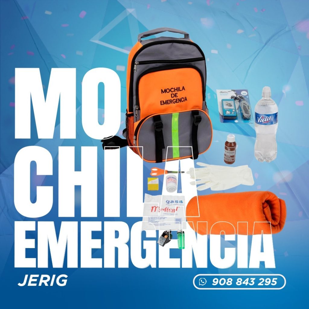 Mochila de emergencia jerig